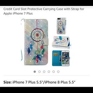 Carrying case for iPhone 7 Plus or 8 Plus